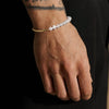 Wholesale Jewelry 925 Sterling Silver Pearl Bracelet Electroplated
