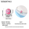 Wholesale Jewelry 925 Sterling Silver Pink Octopus Hanging Bracelet Diy Accessories Holiday Style Dripping Oil Design