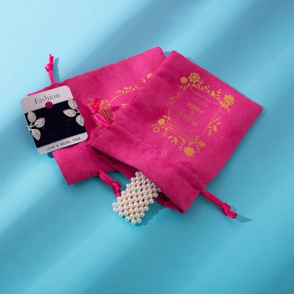 Wholesale Jewelry Storage Drawstring Flannel Bag