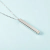 Wholesale Jewelry Streetwear U Shape Customization Laser Engraving 304 Stainless Steel 18K Gold Plated Pendant Necklace Cable Chain