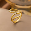 Wholesale Jewelry Sweet Bow Knot Titanium Steel Plating Rings