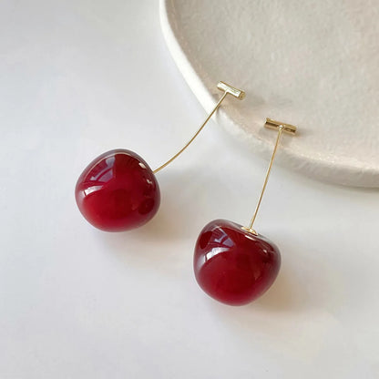 Wholesale Jewelry Sweet Fruit Resin Earrings