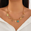 Wholesale Jewelry Sweet Geometric Alloy Clavicle Chain With Strawberry Pattern For Women