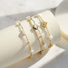 Wholesale Jewelry Sweet Geometric Style S925 Sterling Silver Chain Bracelet With Electroplating