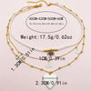 Wholesale Jewelry Sweet Multi Layer Stainless Steel Gold Plated Love Star Pendant Necklace For Women Fashion Style With Heart And Star Patterns