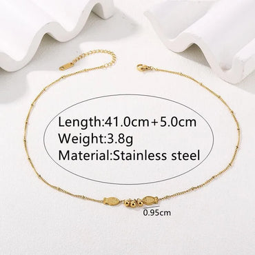 Wholesale Jewelry Sweet Roman Style Fish 304 Stainless Steel 18K Gold Plated Plating Pendant Necklace