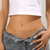 Wholesale Jewelry Sweet Style Fourleaf Body Chain Titanium Steel Vacuum Electroplated For Women