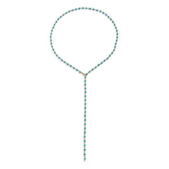 Wholesale Jewelry Tassel Y Clavicle Chain Necklace Women's Simple Multi Layer Inlaid Artificial Crystal Alloy With Geometric Pattern Electroplated
