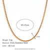 Wholesale Jewelry Titanium Steel And Stainless Steel Plain And Pearl Chain Bracelet And Necklace Waist Chain Geometric Style 18K Gold Plated