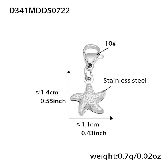 Wholesale Jewelry 316L Stainless Steel Animal Zodiac Geometric Style Electroplated Pendant Necklace