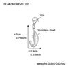 Wholesale Jewelry 316L Stainless Steel Animal Zodiac Geometric Style Electroplated Pendant Necklace