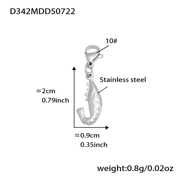 Wholesale Jewelry 316L Stainless Steel Animal Zodiac Geometric Style Electroplated Pendant Necklace