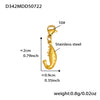 Wholesale Jewelry 316L Stainless Steel Animal Zodiac Geometric Style Electroplated Pendant Necklace