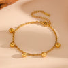 Wholesale Jewelry Titanium Steel Ball Pendant With Plants Flowers Pattern For Women