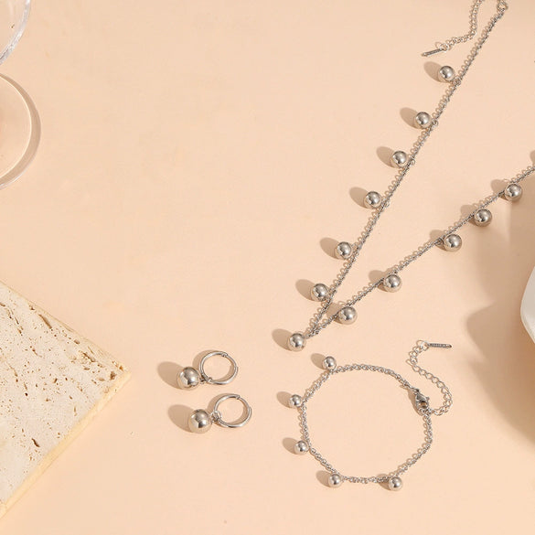 Wholesale Jewelry Titanium Steel Ball Pendant With Plants Flowers Pattern For Women
