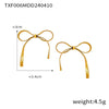 Wholesale Jewelry 316L Stainless Steel Bow Pendant With Butterfly Dragonfly Insect Pattern Electroplating Design