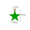 Wholesale Jewelry Titanium Steel Christmas Cartoon Pendant With Snowflake And Fivepointed Star Electroplated Diy Handmade Styling With Letters Numbers Text