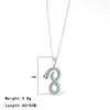 Wholesale Jewelry Titanium Steel Clavicle Chain With Snake Pattern Pendant Necklace For Women Light Luxury Style Electroplated