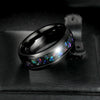 Wholesale Jewelry Titanium Steel Couple Ring Electroplated With Letters Numbers Text Pattern