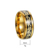 Wholesale Jewelry Titanium Steel Couple Ring With Animal Zodiac Pattern Electroplated