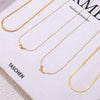 Wholesale Jewelry Titanium Steel Electroplated 18K Gold Dolphin Bead Pendant Lockbone Chain For Women Niche Light Luxury Design Animals Zodiac Style