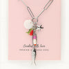 Wholesale Jewelry Titanium Steel Fashion Animal Zodiac Multipendant Necklace With Electroplating