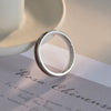 Wholesale Jewelry Titanium Steel Geometric Hawaiian Acacia Wood Inlaid Ring Couple Jewelry