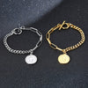 Wholesale Jewelry Titanium Steel Geometric 18K Gold Plated Electroplating Female Ins Style Bracelet