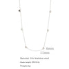 Wholesale Jewelry Titanium Steel Geometric Love Pendant Clavicle Chain Electroplated