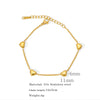 Wholesale Jewelry Titanium Steel Geometric Love Pendant Clavicle Chain Electroplated