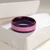 Wholesale Jewelry Titanium Steel Geometric Ring Electroplating