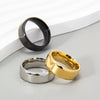 Wholesale Jewelry Titanium Steel Geometric Sculpted Men's Ring