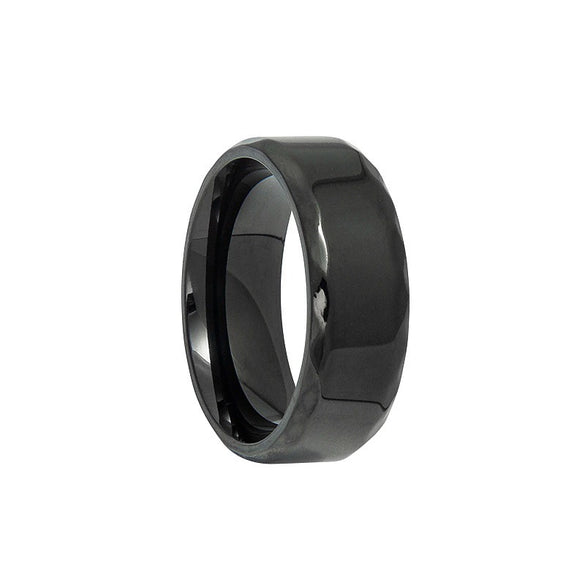 Wholesale Jewelry Titanium Steel Geometric Sculpted Men's Ring