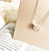 Wholesale Jewelry Titanium Steel Gold Color Pendant Necklace With Flower Pattern For Women Polished Box Chain