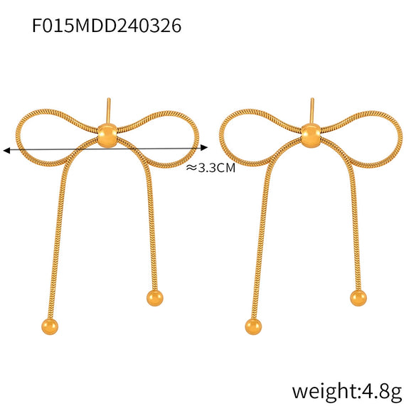 Wholesale Jewelry 316L Stainless Steel Gold Plated Butterfly Design Accessories