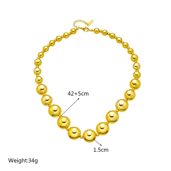 Wholesale Jewelry Titanium Steel Gold Plated Clavicle Chain Necklace Punk Hip Hop Fashion Design