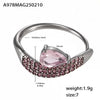 Wholesale Jewelry Titanium Steel Gold Plated Geometric Wide Face Ring For Women Light Luxury Style