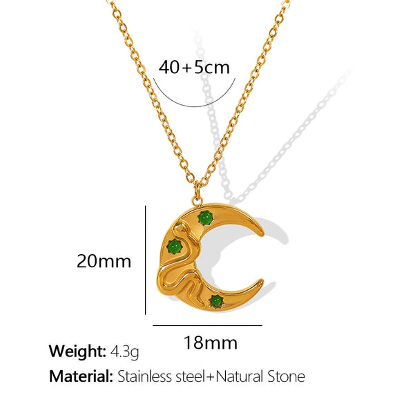 Wholesale Jewelry 316L Stainless Steel Goldplated Clavicle Necklace Simple Design Light Luxury For Women