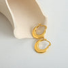 Wholesale Jewelry 316L Stainless Steel 18K Gold Plated Geometric Earrings For Women