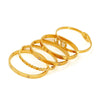 Wholesale Jewelry Titanium Steel 18K Gold Plated Inlaid Zircon Geometric Style Bracelet