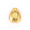 Wholesale Jewelry Titanium Steel Loose Beads Spacer Beads Love Embossed Perforated Fashion Style Drum Beads With Gold Plating