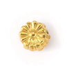 Wholesale Jewelry Titanium Steel Loose Beads Spacer Beads Love Embossed Perforated Fashion Style Drum Beads With Gold Plating