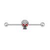 Wholesale Jewelry Titanium Steel Love Double Ear Hole Piercing With Heart Bow Star Shapes Electroplated