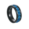 Wholesale Jewelry Titanium Steel Multicolor Geometric Rotation Decompression Unisex Ring Electroplated