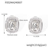 Wholesale Jewelry 316L Stainless Steel Oval Chain Style Retro Light Luxury Cold Niche Design Electroplated Earrings Bracelet Set