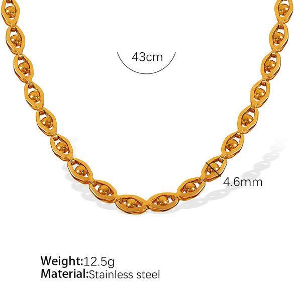 Wholesale Jewelry 316L Stainless Steel Retro Geometric Style Stars Sun And Moon Clouds Universe Pattern Electroplated Necklace Bracelet
