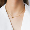 Wholesale Jewelry 316L Stainless Steel Simple Style Aircraft Star Clavicle Necklace And Bracelet For Women With Electroplating