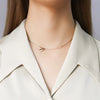 Wholesale Jewelry 316L Stainless Steel Simple Style Aircraft Star Clavicle Necklace And Bracelet For Women With Electroplating