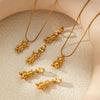 Wholesale Jewelry Titanium Steel Snake Bone Chain With Animal Zodiac Pattern For Women