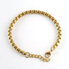 Wholesale Jewelry 316L Stainless Steel Square Geometric Electroplated Chain Bracelet For Unisex